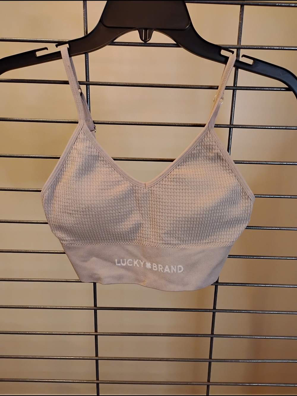 Lucky Brand Light Beige Seamless Bralette